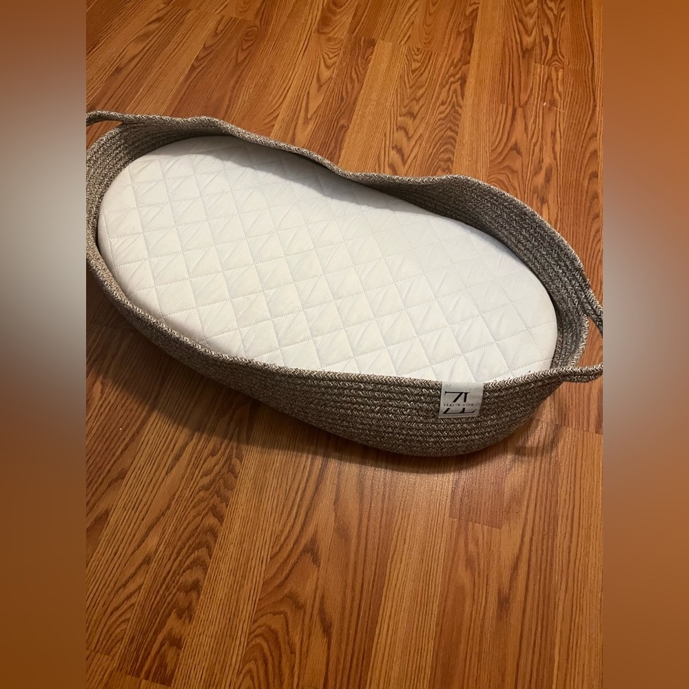 Soft Organic Cotton Baby Basket